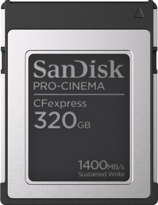 Image du produit SANDISK PRO-CINEMA CFexpress Type B (320 Go, CFexpress type B)