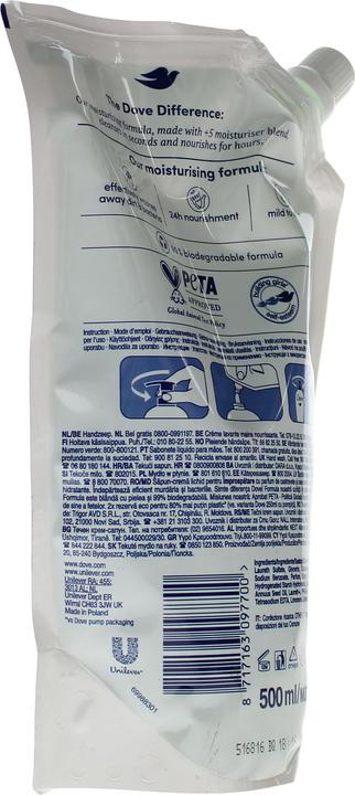 Produktbild Dove Go Fresh Cucumber (Flüssigseife, 500 ml)