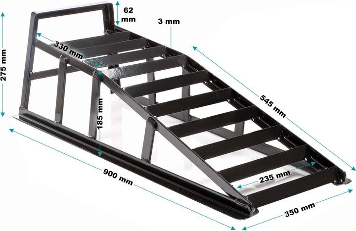 Actual product image Wiltec Auffahrrampe
