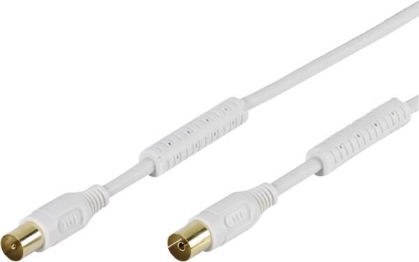 Produktbild Vivanco TV / Radio Antennenkabel 100dB, 5m, Ferritkern (100 dB, Antennenkabel)
