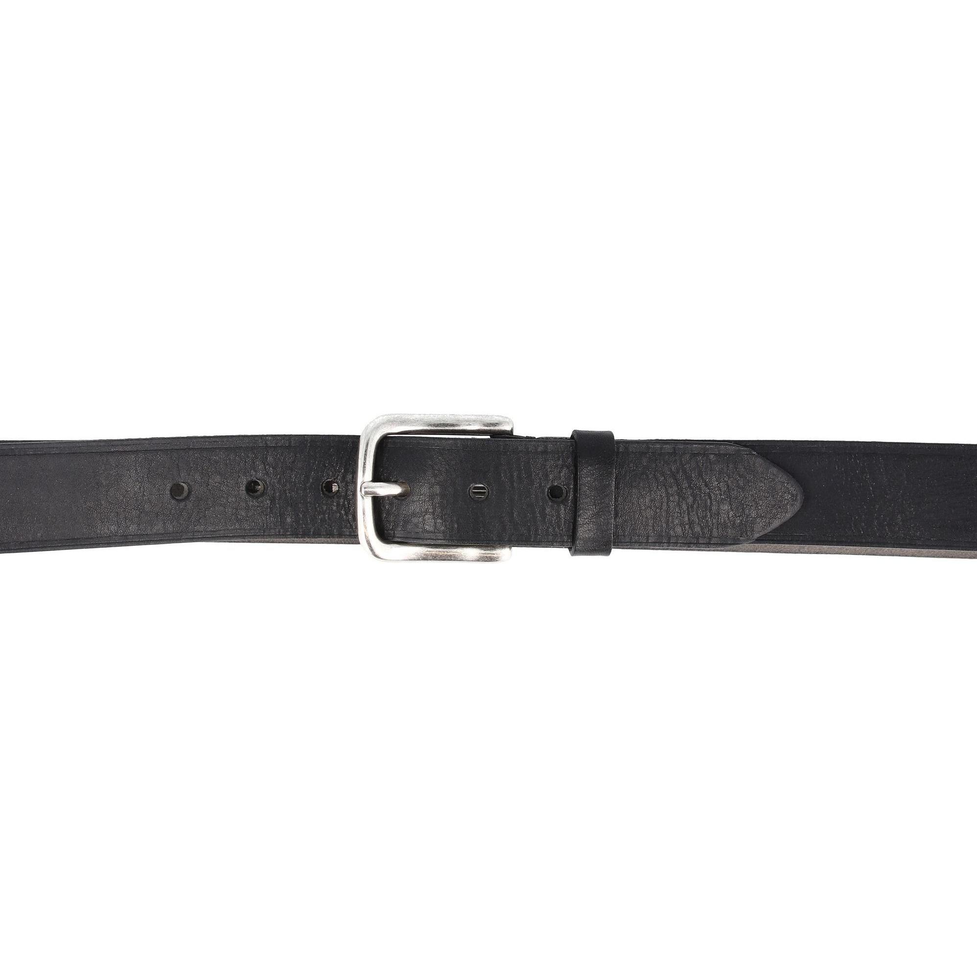Thumbnail - B.Belt, Herren, Gürtel, Cesar Gürtel Leder, Schwarz, (110)