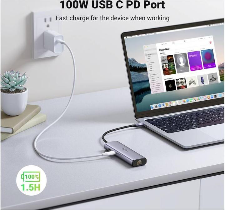 Actual product image Ugreen USB Hub 3.0 (USB-C, 7 ports)