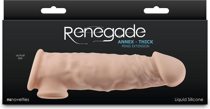 Actual product image NS Novelties renegade annex thick flesh