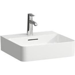Thumbnail - Laufen, Waschbecken, Aufsatzhandwaschbecken VAL 450x420mm m Überlauf ohne Hahnloch weiss (420 mm, 450 mm)