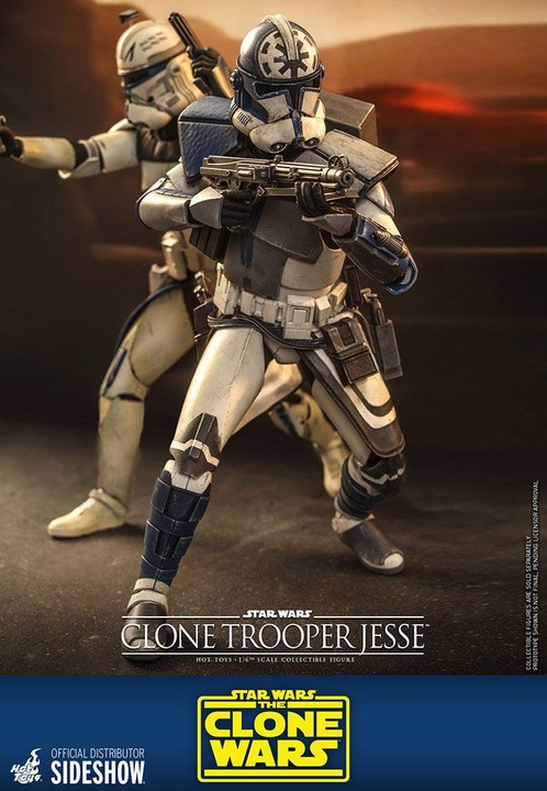 Image du produit Hot Toys Star Wars The Clone Wars figurine 1/6 Clone Trooper Jesse 30 cm