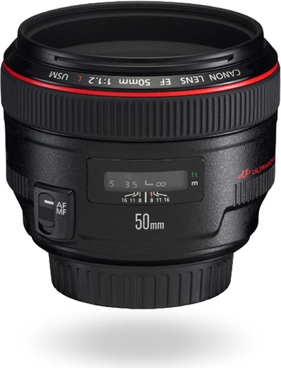 Actual product image Canon EF 50mm f/1.2L USM - (EU) (Canon EF, full size)