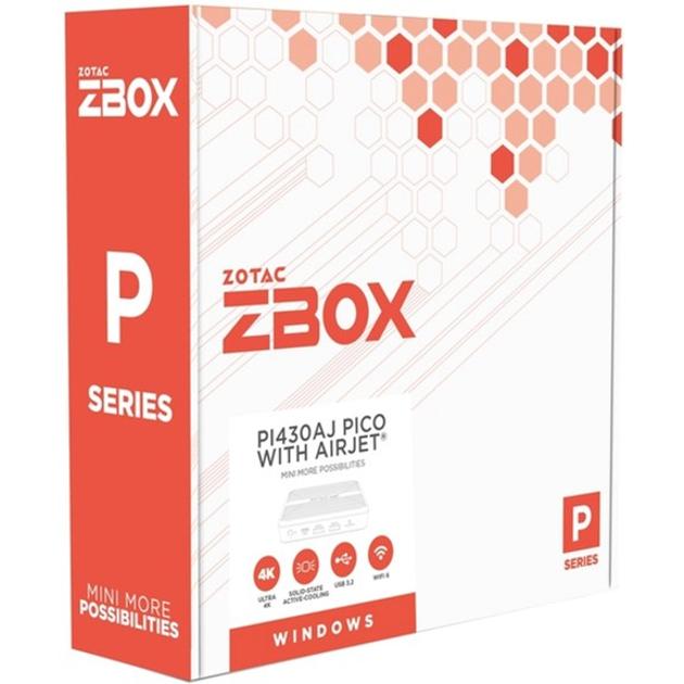 Thumbnail - Zotac ZBOX Pico – PI430AJ (Intel Core i3-N300, 8 GB, 512 GB, Intel UHD Graphics), PC, Schwarz