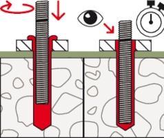 Produktbild Fischer WHG Set beschichteter Beton M10 R (10 Stk.)