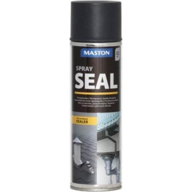 Thumbnail - Maston, Künstlerfarbe + Bastelfarbe, Spraypaint Sprayseal Black 500Ml (Schwarz, 500 ml)