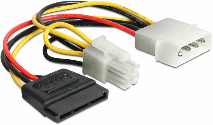 Produktbild Delock P4 4Pin Stecker & SATA Adapter (15.50 cm)