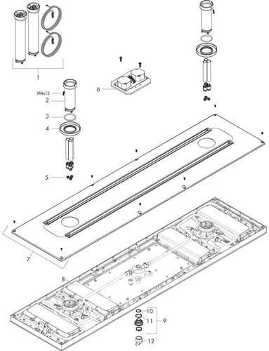 Produktbild Axor ShowerSolutions ShowerHeaven 1200/300 4jet, Beleuchtung 3700 K (30 l/min)