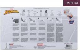 Actual product image Craft Buddy Spiderman, picture 22x40cm Crystal Art canvas