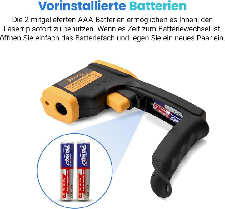 Image du produit Etekcity Digitales Laser-Infrarot-Thermometer