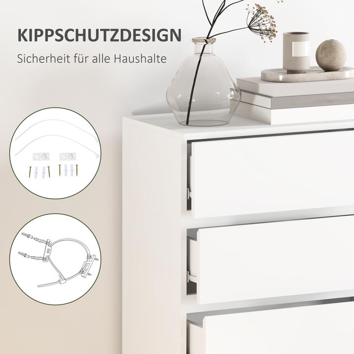 Produktbild Homcom Kommode (55 x 34 x 100 cm)