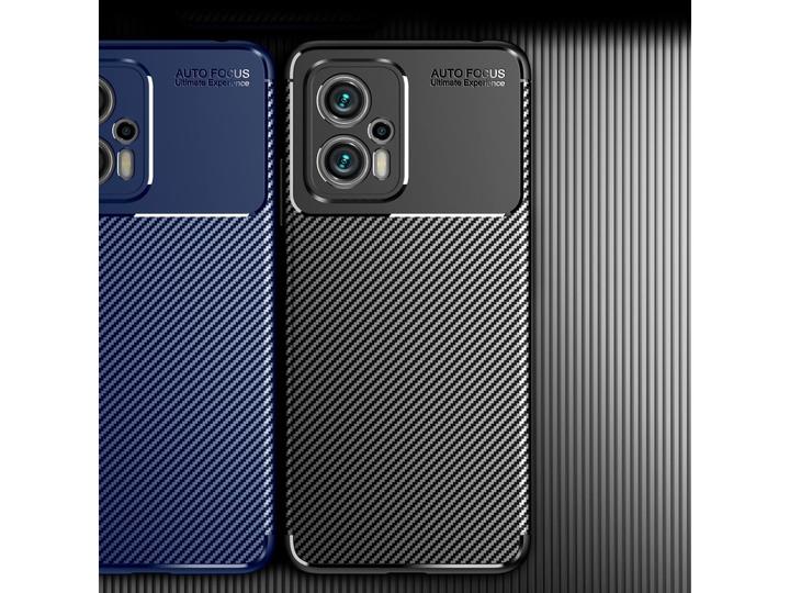 Actual product image Screenguard Xiaomi Poco X4 GT Hull Carbon Design TPU Case (Xiaomi Poco X4 GT)