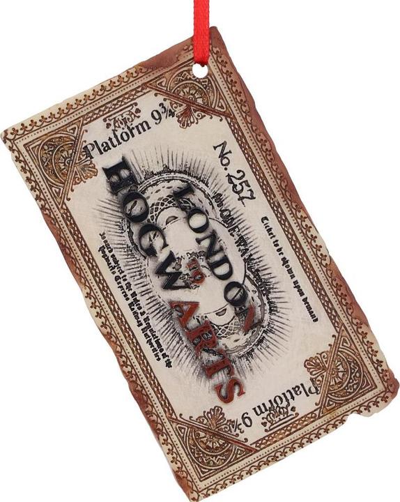Nemesis Now Harry Potter decorazioni di sapone Biglietto Hogwarts Express (cartone da 6)