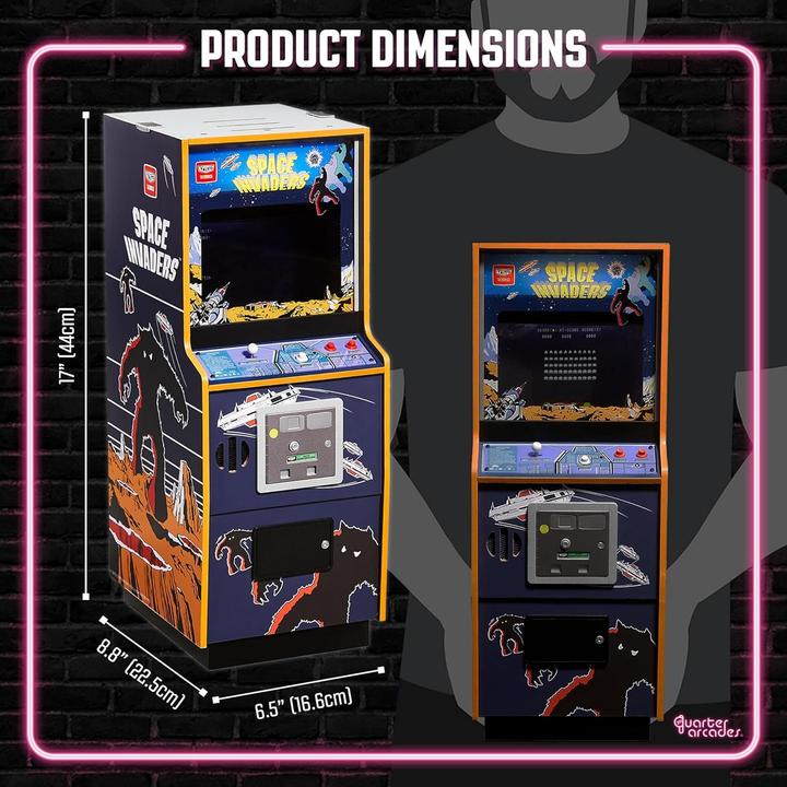 Produktbild Numskull Quarter Scale Arcade Cabinet - Space Invaders