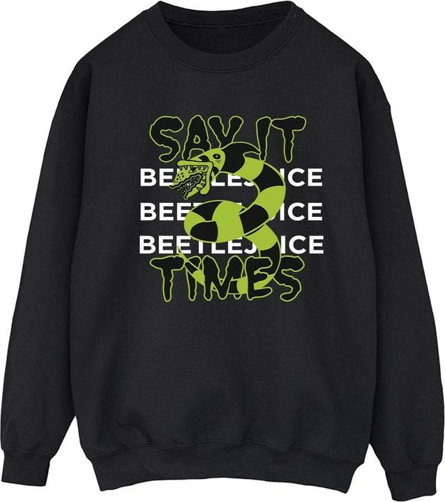 Produktbild Beetlejuice Say It 3 Times Sweatshirt (L)