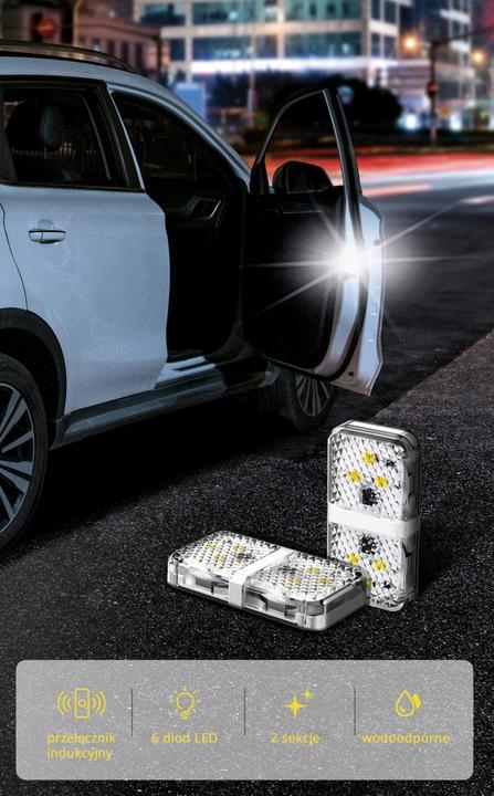 Actual product image Baseus Door open warning light2pcs/packBlack