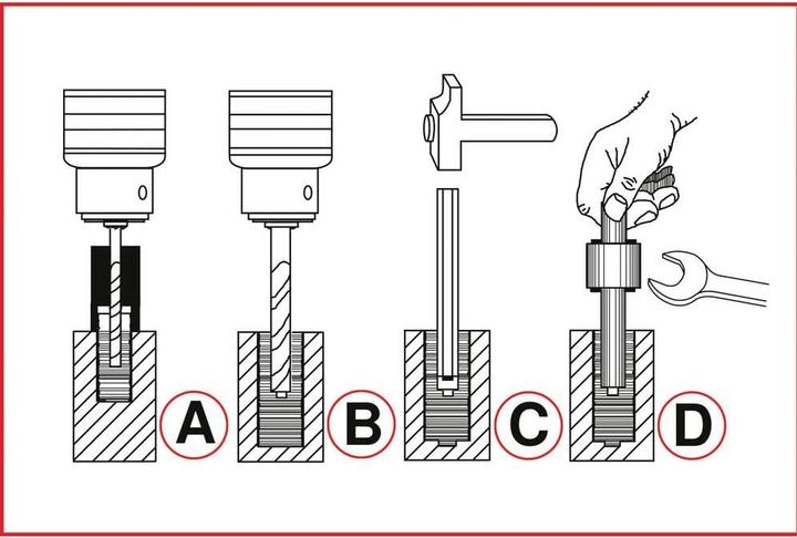 Actual product image KS Tools Thread extracting set, 25 pcs.