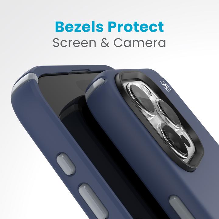 Actual product image speck Presidio2 Pro + MS Apple iPhone 15 Pro Max Coastal Blue - with Microban (Apple iPhone 15 Pro Max)