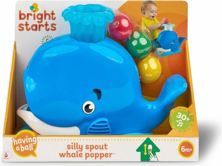 Actual product image Bright Starts Silly spout whale popper