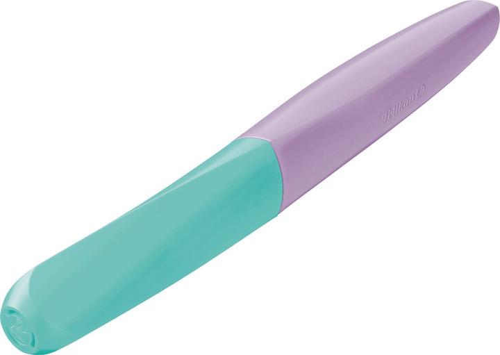 Produktbild Pelikan Füllhalter (Patronenfüllsystem) Twist® Color Blocking Füller für Rechts- und Linkshänder, li (Lila, Mint colour, 1 x)