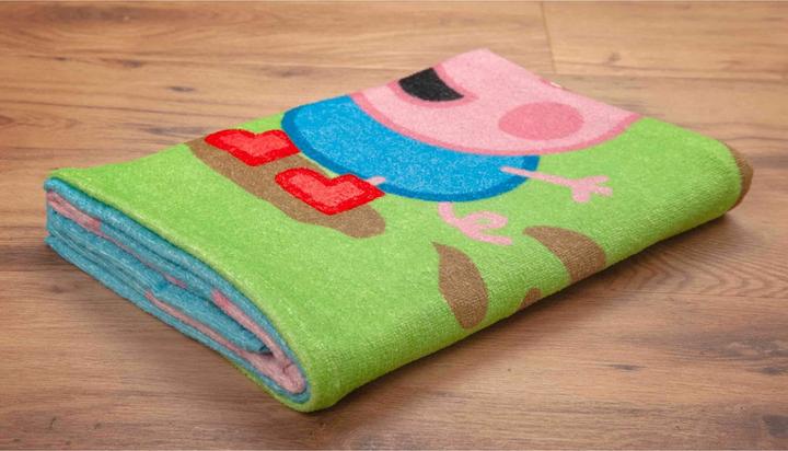 Actual product image Herding Peppa Pig Velourstuch (75 x 150 cm)