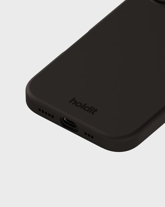 Produktbild Holdit Silikonhülle iPhone 16 Schwarz (Apple iPhone 16)