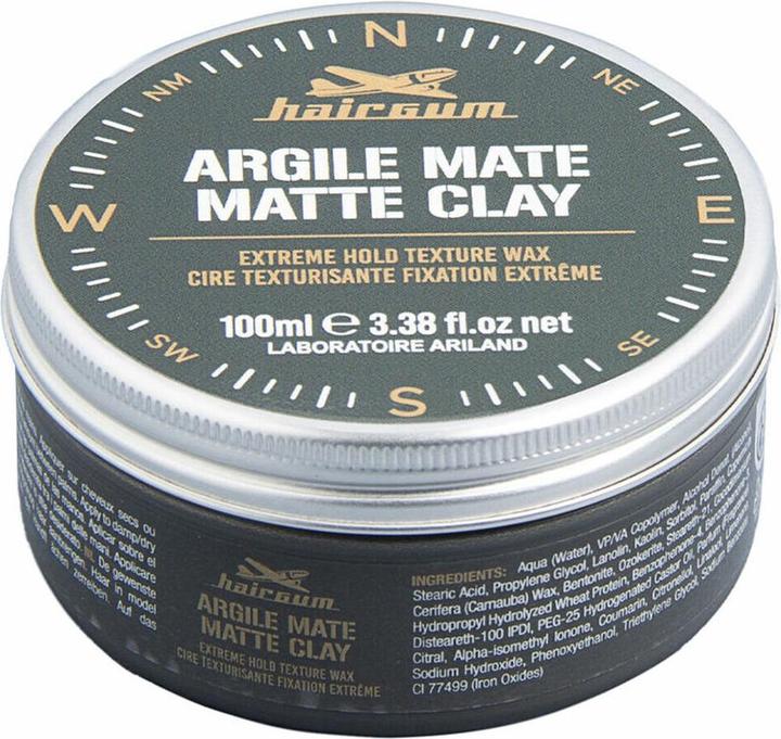 Nährwerte und Zutaten Hairgum RASAGE & BARBE Styling Wax 100ml Matt (Haarwachs, 100 ml)