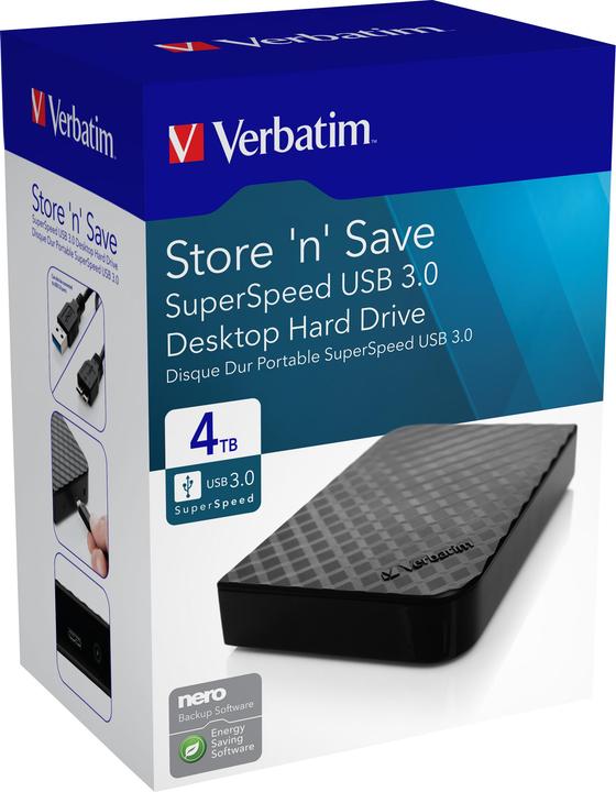 Produktbild Verbatim Store n Save (4 TB)