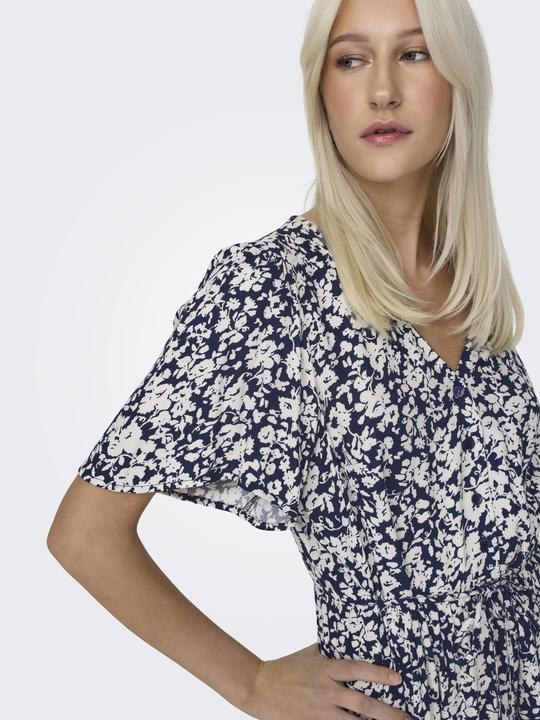 Immagine prodotto Only Abito midi con scollo a V dalla vestibilità regolare (XS)