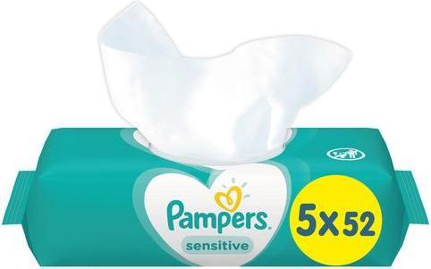 Actual product image Pampers Sensitive (260 Piece)