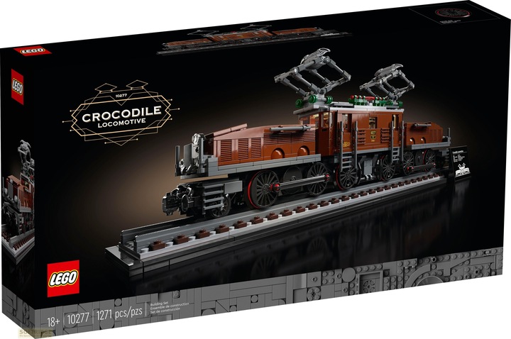 Image du produit LEGO La locomotive crocodile (10277, LEGO Icons)