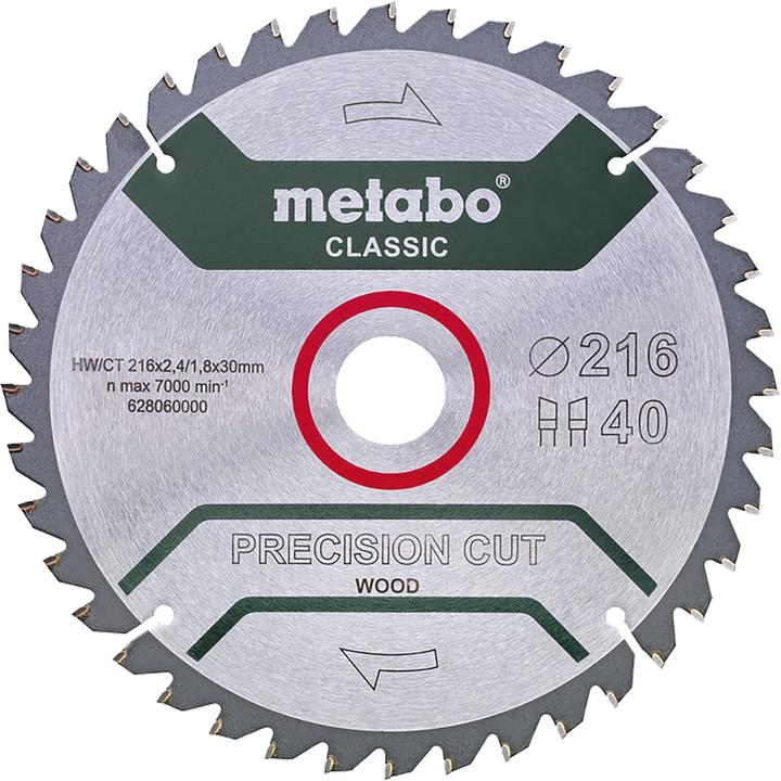 Metabo circular saw blade HW/CT