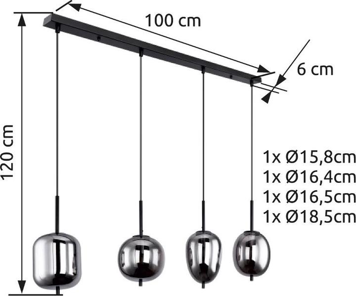 Produktbild Globo Blacky (E14)