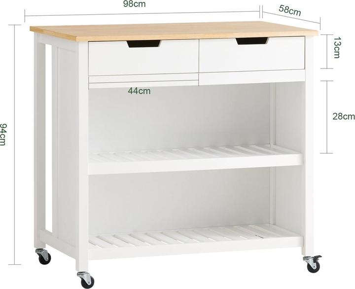 Image du produit SoBuy Ilot de cuisine