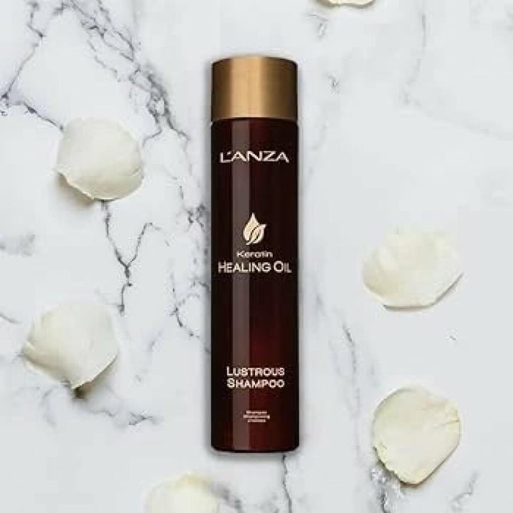 Actual product image L'Anza Keratin Healing Oil Brush Thru Hair Spray with Medium Hold Effect 10.6 Fl Oz 300ml (350 ml)