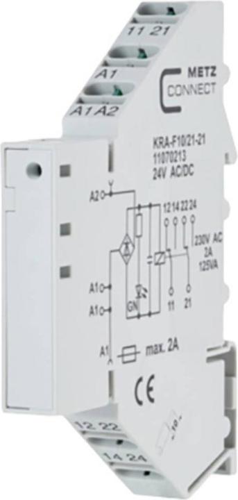 Actual product image Metz Connect Coupling module 24AC/DC KRA-F10/21-21 2W