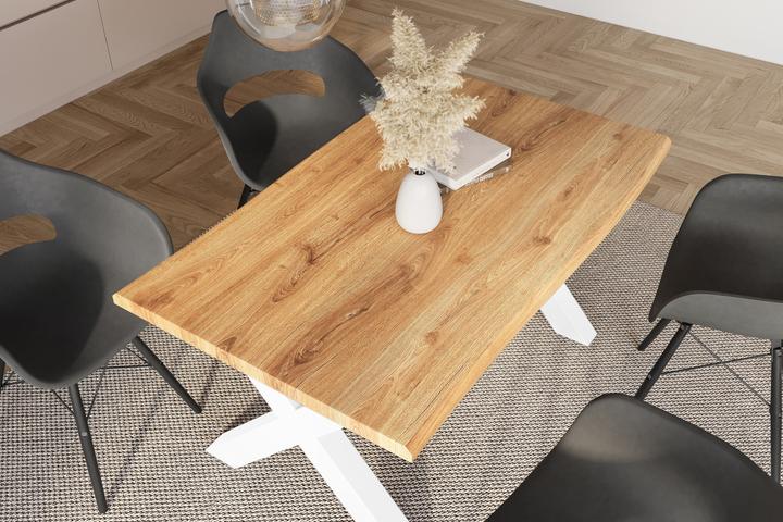 Image du produit SAM JULIUS Baumkante massiv Mdf (120 x 120 x 77 cm)