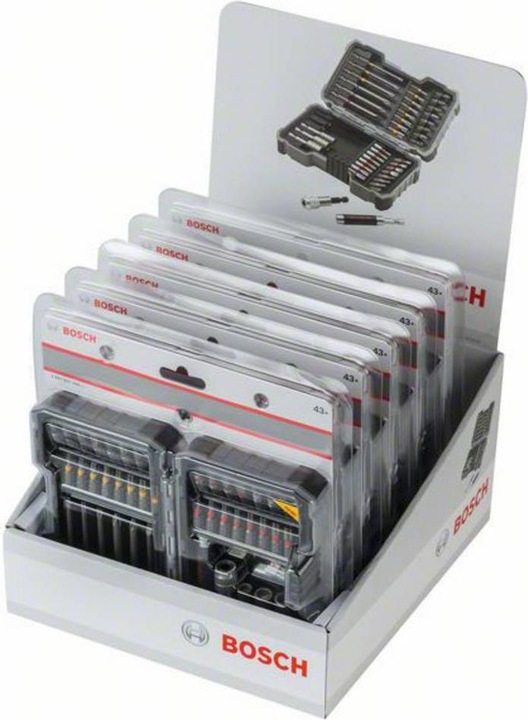 Productafbeelding Bosch Professional Zubehör Schroevendraaierbitset (Zeskantbus TX M10, Zeskantbus TX M15, Zeskantbus TX M20, Zeskantbus TX M30, Kruis Phillips PH M1, Phillips kruis PH M2, Zeskantbus TX M25, Zeskantbus TX M27, Zeskantbus TX M40, Kruis Pozidriv PZ M1, Kruis Pozidriv PZ M2, Phillips kruis PH M3, Kruis Pozidriv PZ M3, Zeskantbus TX met gat M10)