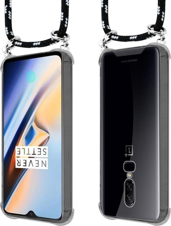 Produktbild Cadorabo TPU Handy Kette SILBER Cover