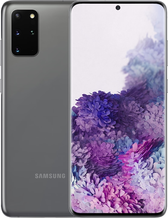 Samsung Galaxy S20+ 5G (128 GB, Cosmic Gray, 6.70", Hybrid Dual SIM + eSIM, 64 Mpx, 5G)