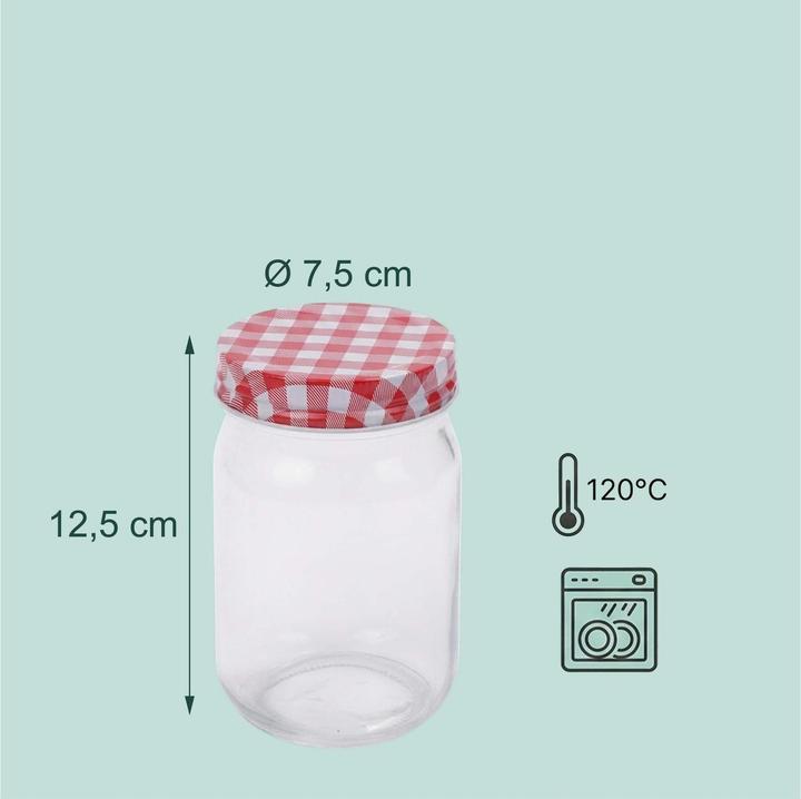 Actual product image Relaxdays Preserving jar set (25 pcs., 0.40 l)
