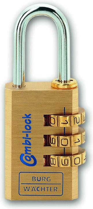 Produktbild Burg Wächter Zahlen-Vorhangschloss 80 40 M