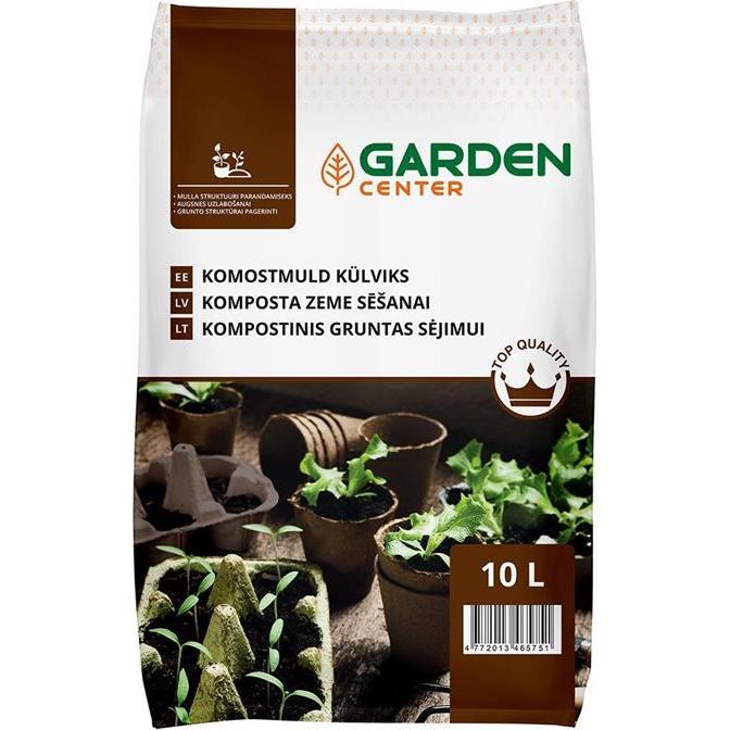 Garden Center, Compostiera + sacco da giardino, Priming, compost for sowing, 10 l (10 l)