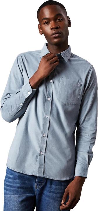 Actual product image Universal Textiles Mens Corduroy Long-Sleeved Shirt (XXL)