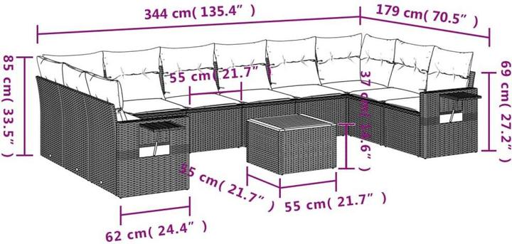 Produktbild vidaXL Eden