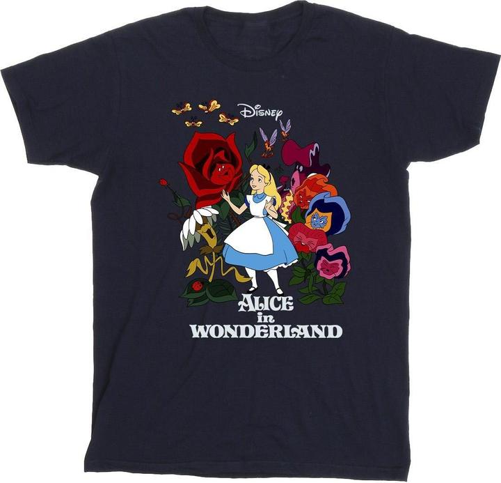 Immagine prodotto Disney Maglietta Uomo Alice In Wonderland Flowers (4XL)