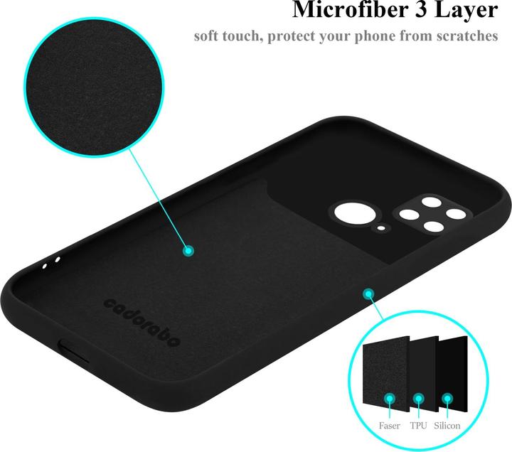 Produktbild Cadorabo TPU Liquid Silicone Case Hülle für Xiaomi RedMi 10C / POCO C40 (Xiaomi Redmi 10C, Xiaomi Poco C40)